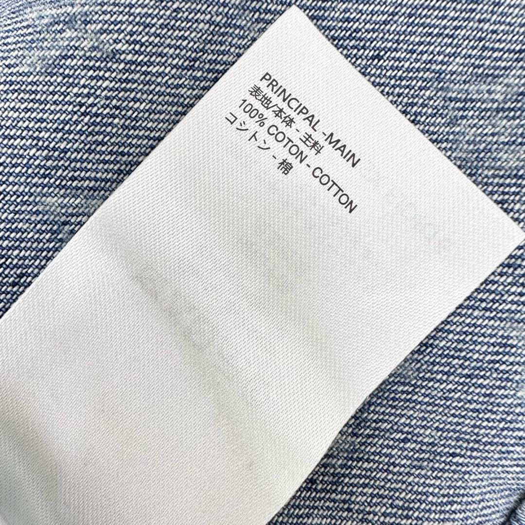 LOUIS VUITTON LV DENIM SKIRT WITH LOGO PRINT 274802