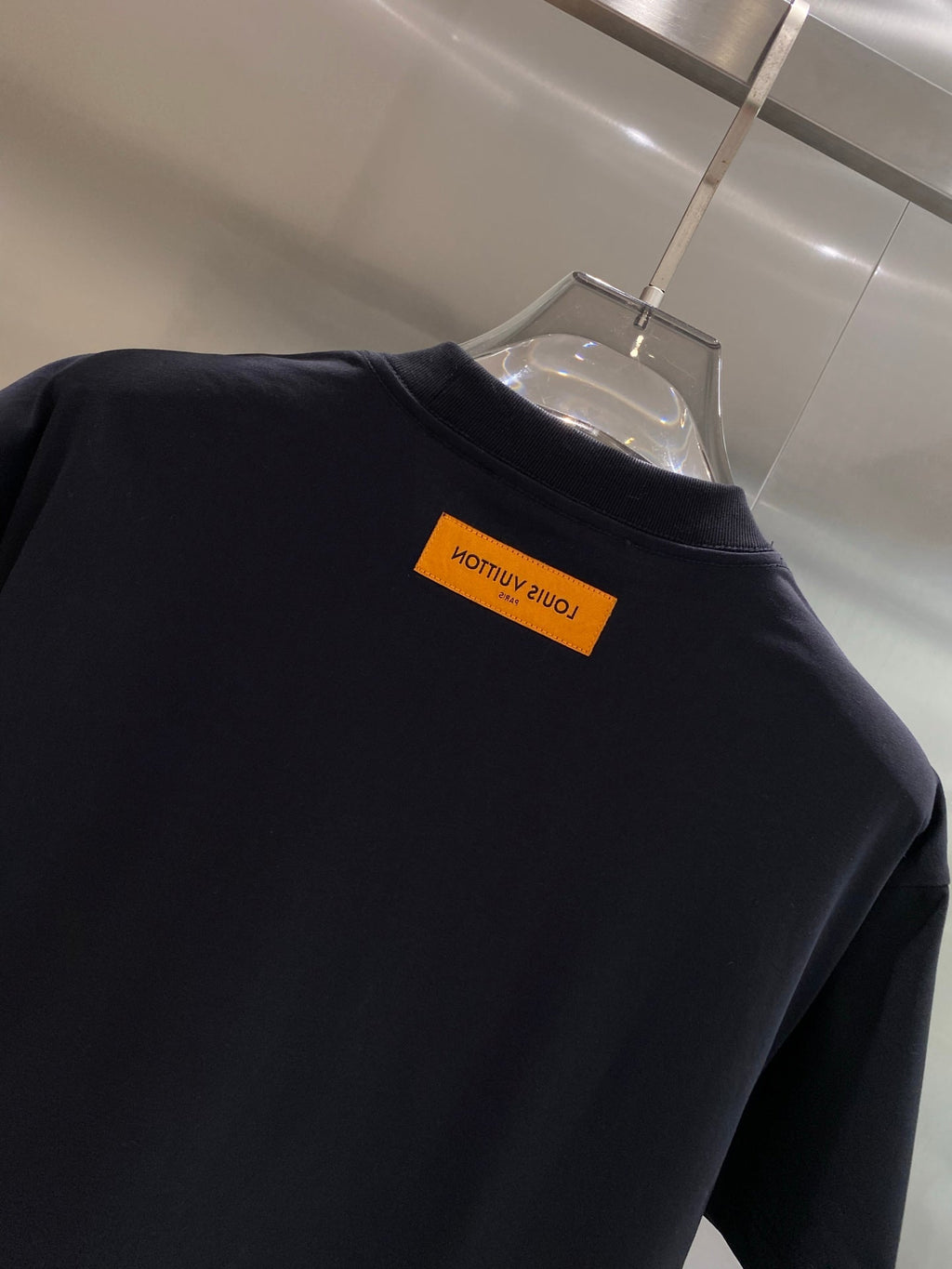 LOUIS VUITTON LV BLACK COTTON GRAFFITI T-SHIRT 238908