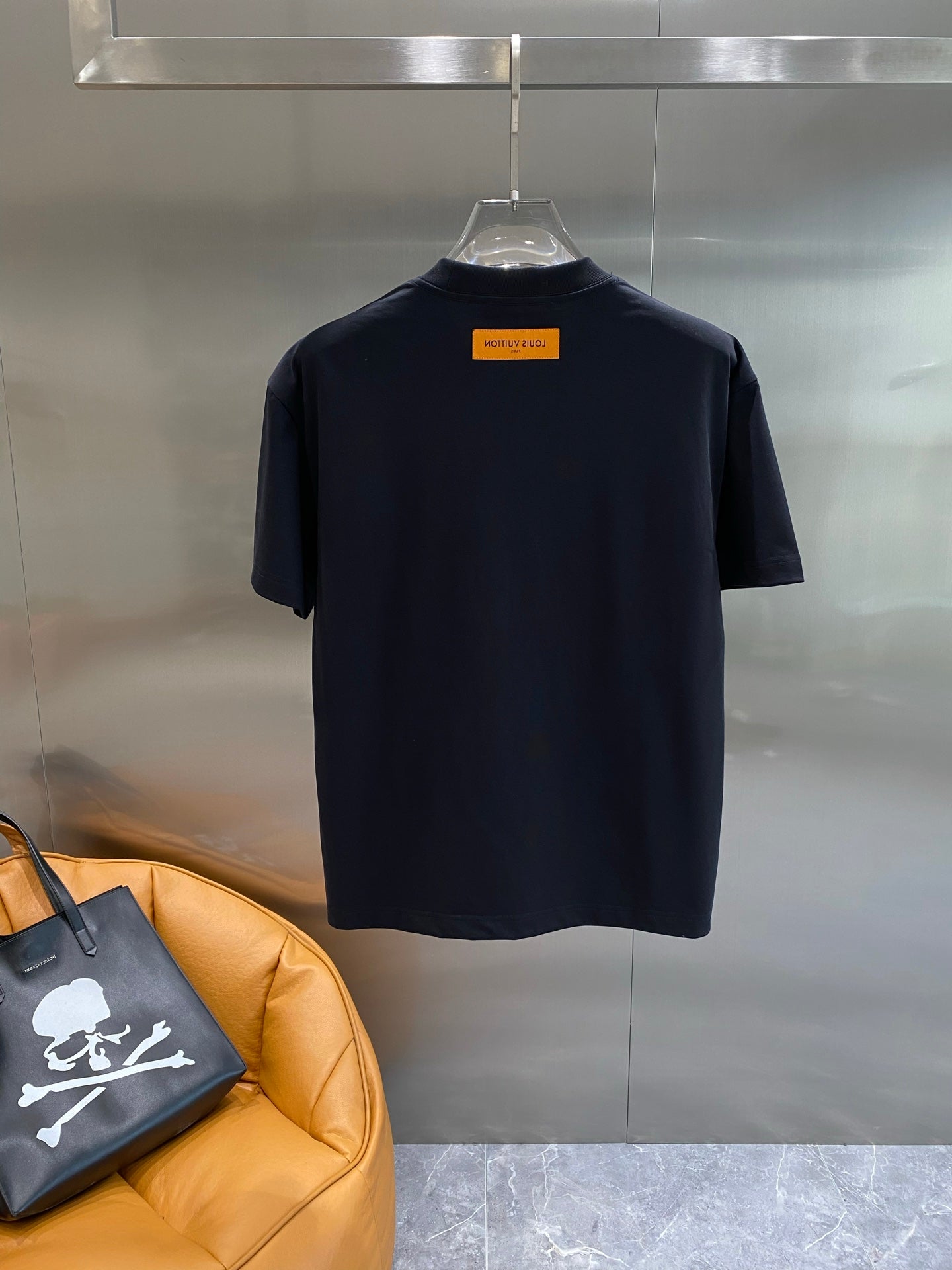 LOUIS VUITTON LV BLACK COTTON GRAFFITI T-SHIRT 238908
