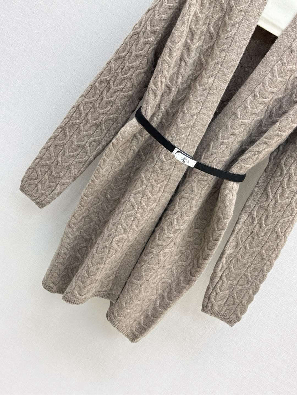 HERMES HERMES 25S LONG KNIT CARDIGAN 150