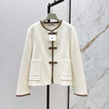 HERMES HERMES 25S REVERSIBLE SHORT CASERE COAT 130