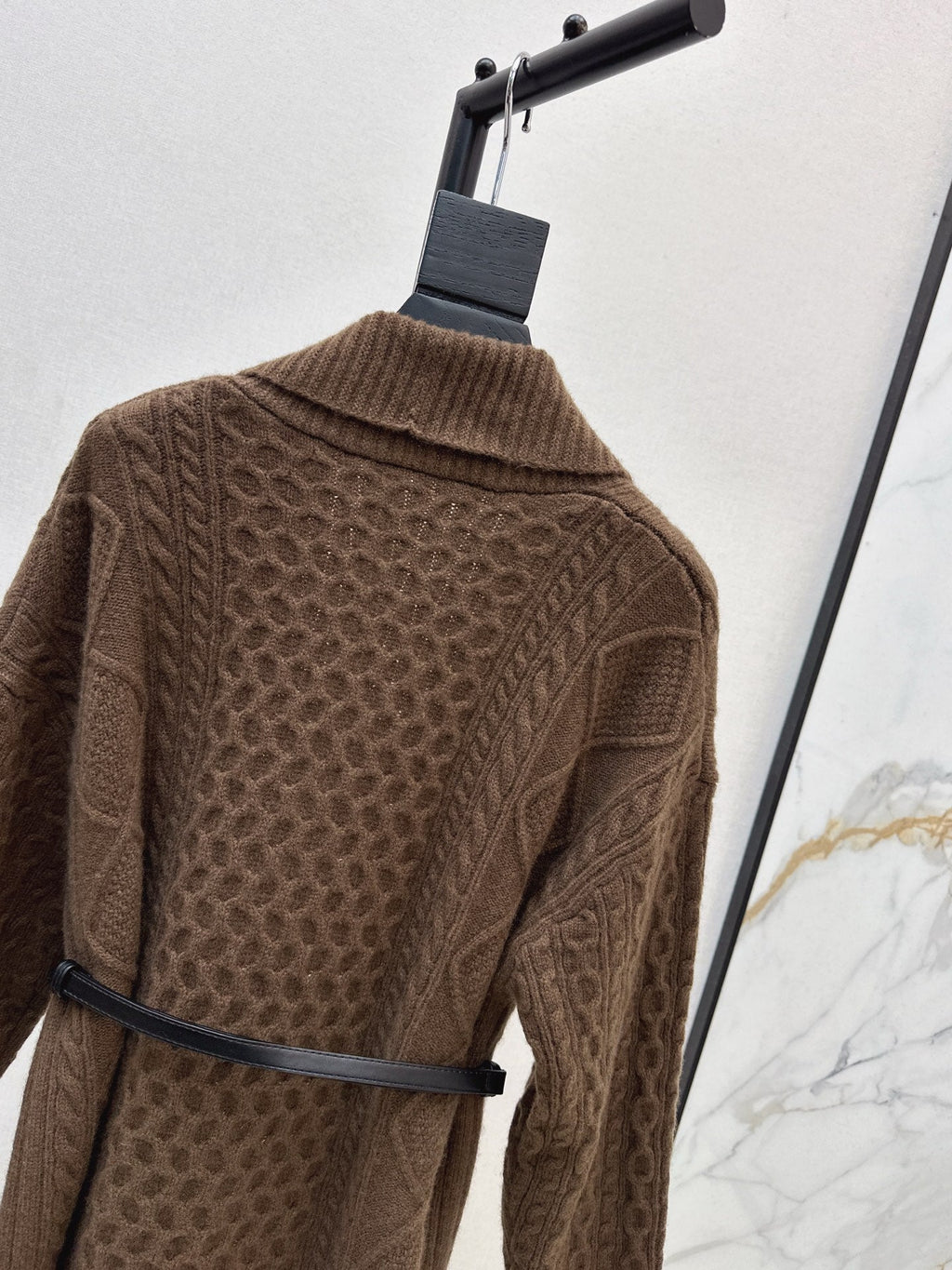 HERMES HERMES 25S LONG KNIT CARDIGAN 119