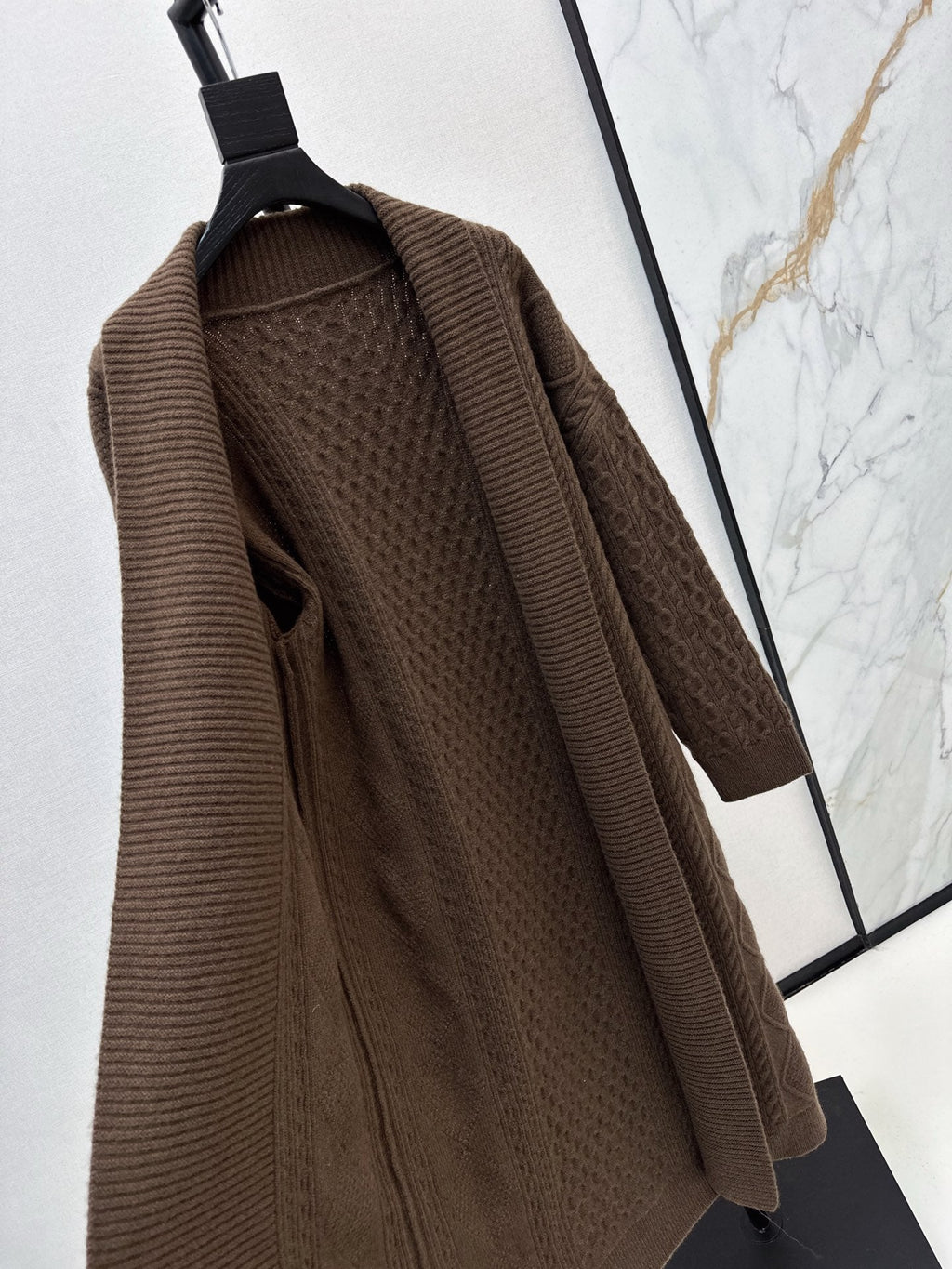 HERMES HERMES 25S LONG KNIT CARDIGAN 119