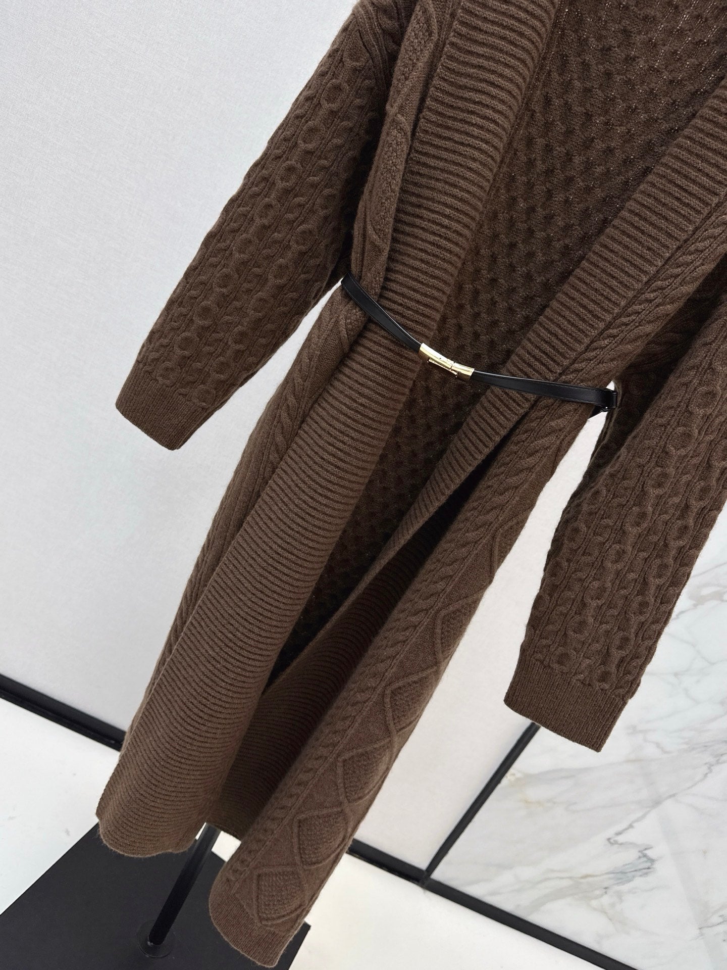 HERMES HERMES 25S LONG KNIT CARDIGAN 119