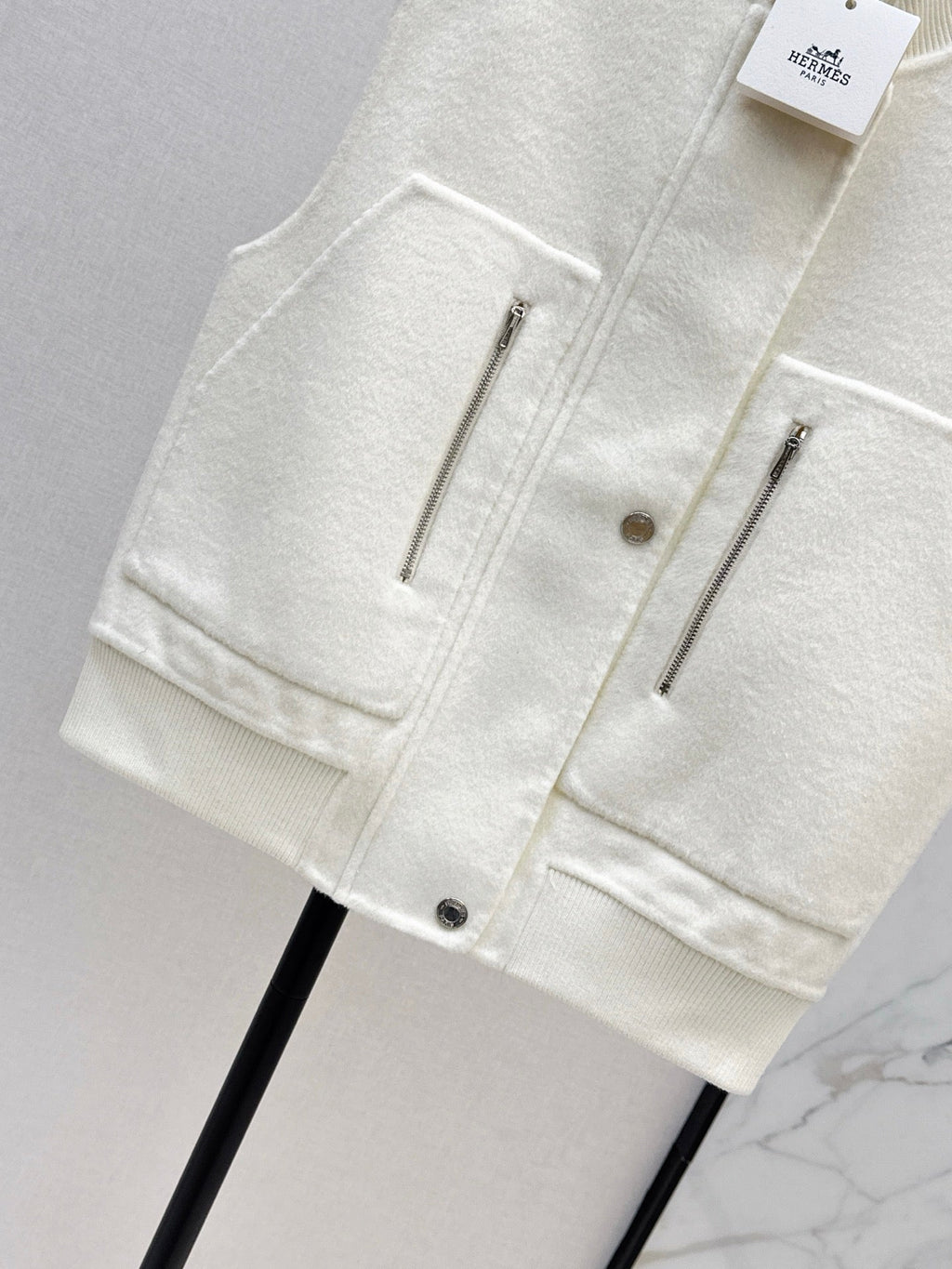 HERMES HERMES 25S SLEEVELESS JACKET 526962