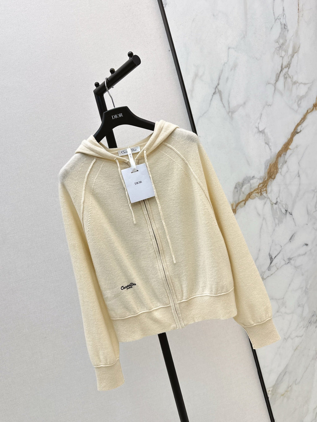 DIOR 25S FLORAL EMBROIDERED HOODIE 572