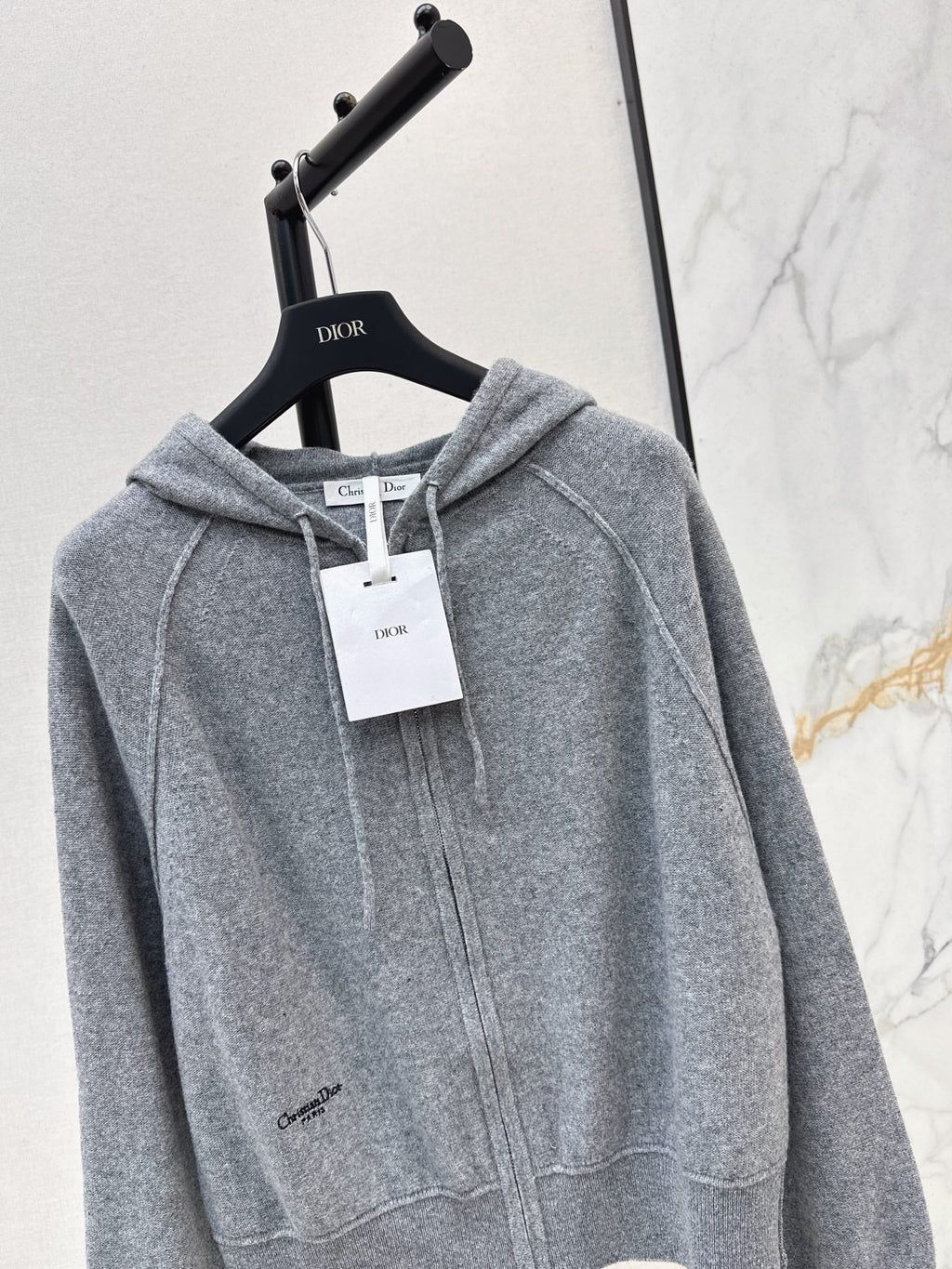 DIOR 25S FLORAL EMBROIDERED HOODIE 592