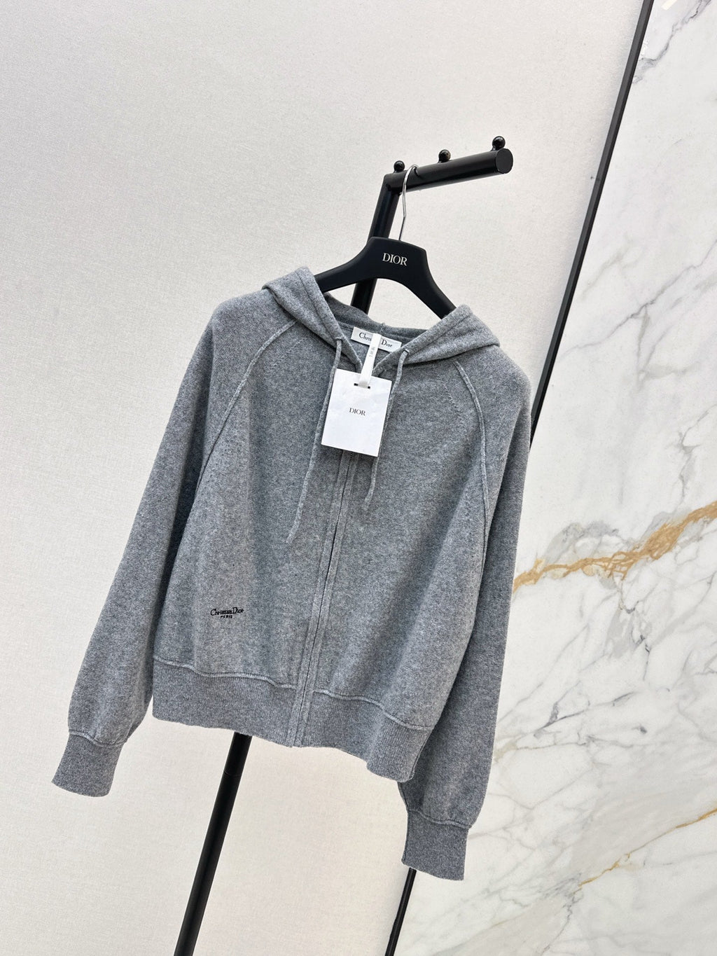 DIOR 25S FLORAL EMBROIDERED HOODIE 592