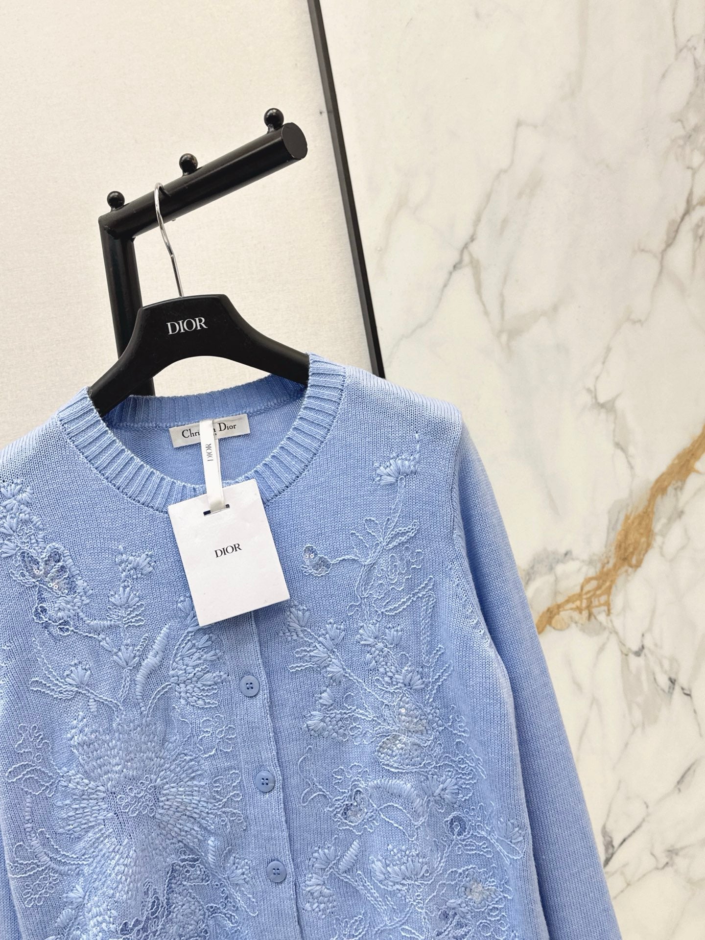 DIOR 25S ROUND-NECK CARDIGAN 540