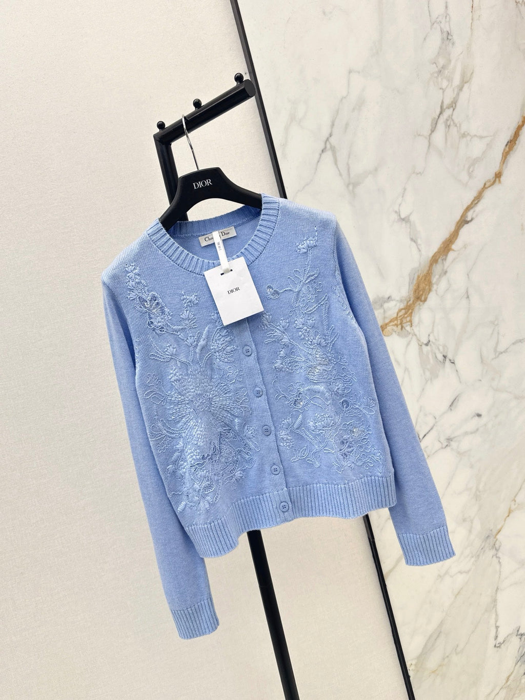DIOR 25S ROUND-NECK CARDIGAN 540