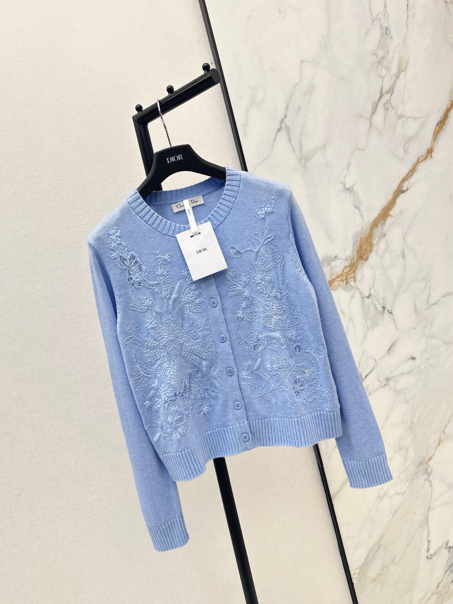 DIOR 25S ROUND-NECK CARDIGAN 540