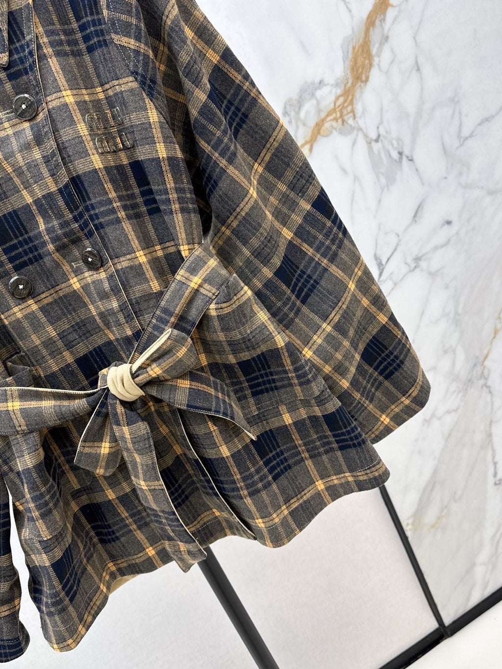 MIUMIU LONG REVERSIBLE COAT STYLE 747