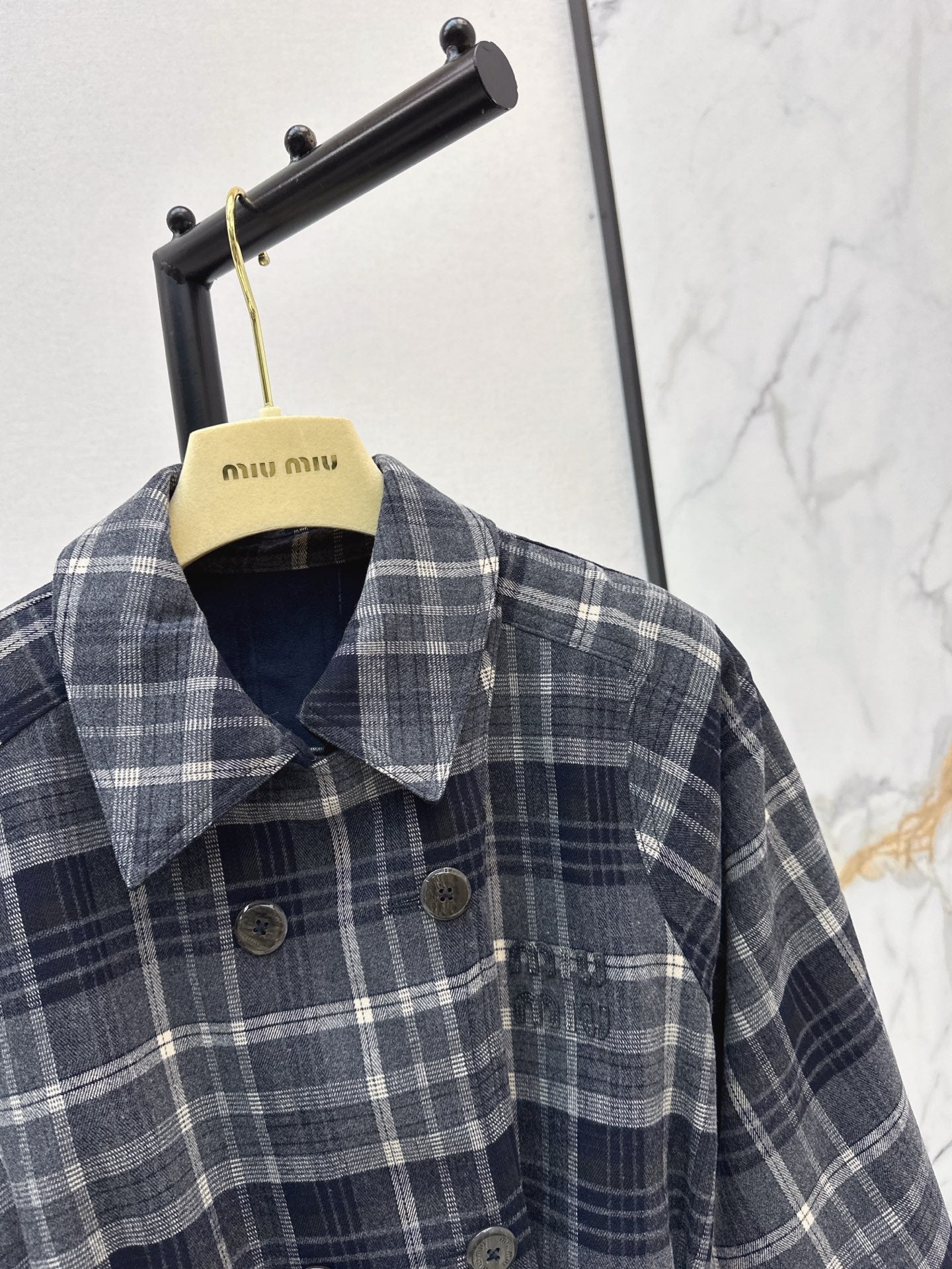 MIUMIU LONG REVERSIBLE COAT STYLE 746