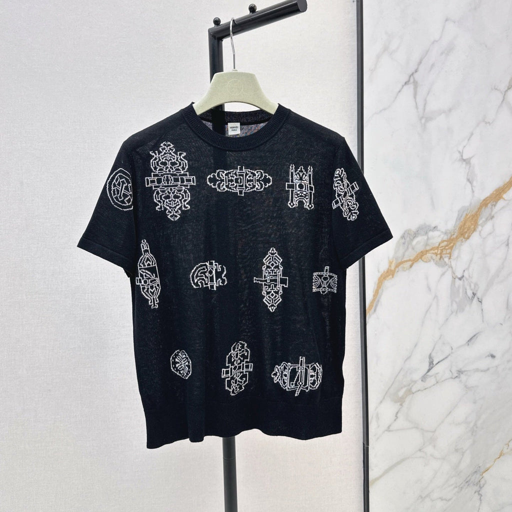 HERMES HERMES 25S CREW NECK T-SHIRT 423