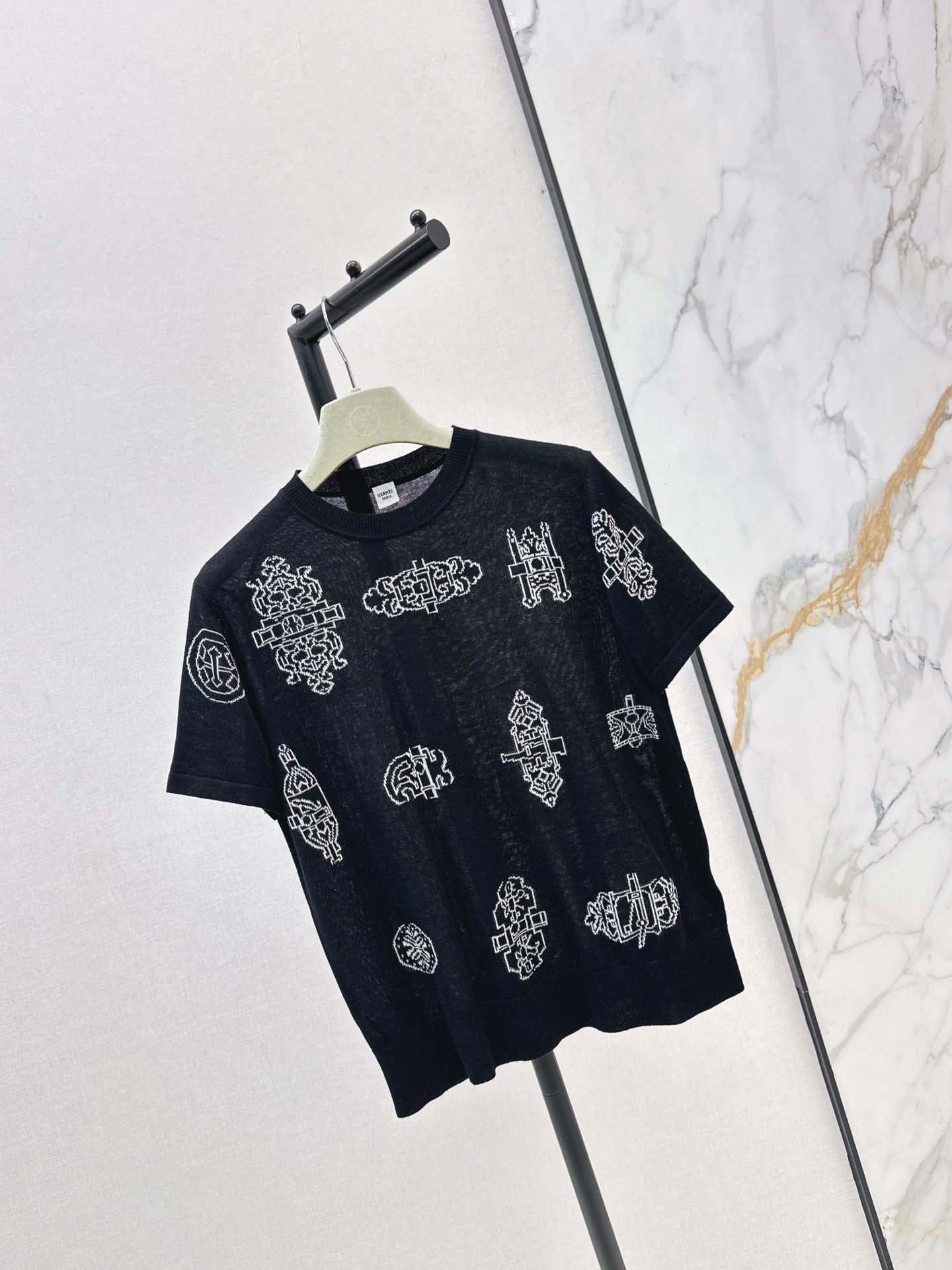 HERMES HERMES 25S CREW NECK T-SHIRT 423