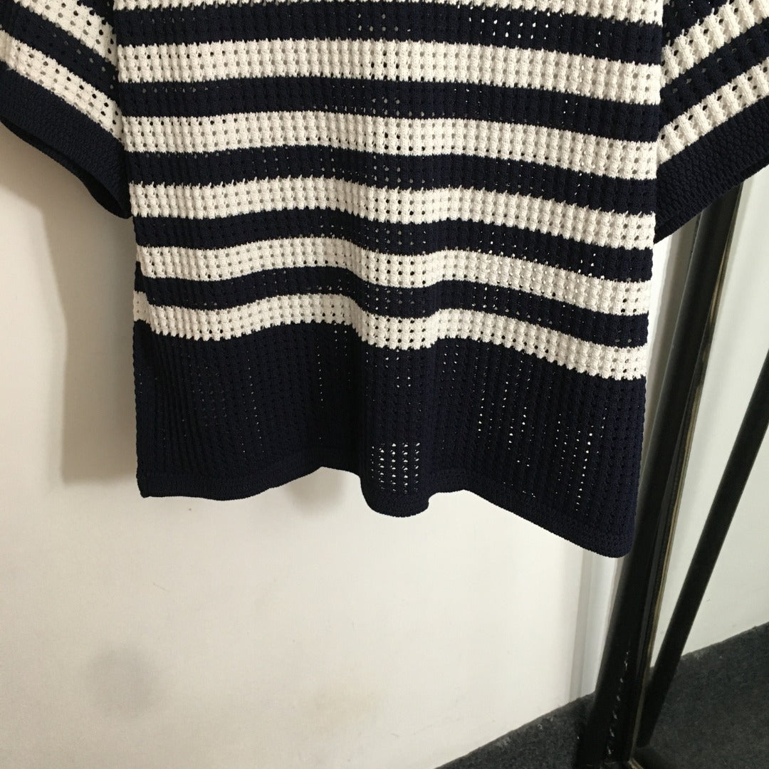 GUCCI SHORT-SLEEVE KNIT TOP 52