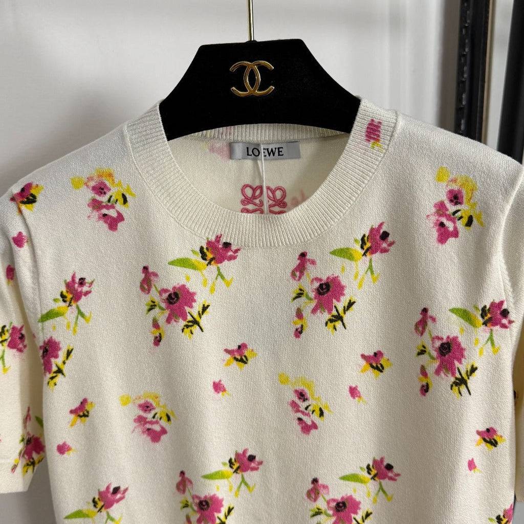 LOEWE SHORT-SLEEVE KNIT TOP STYLE 94
