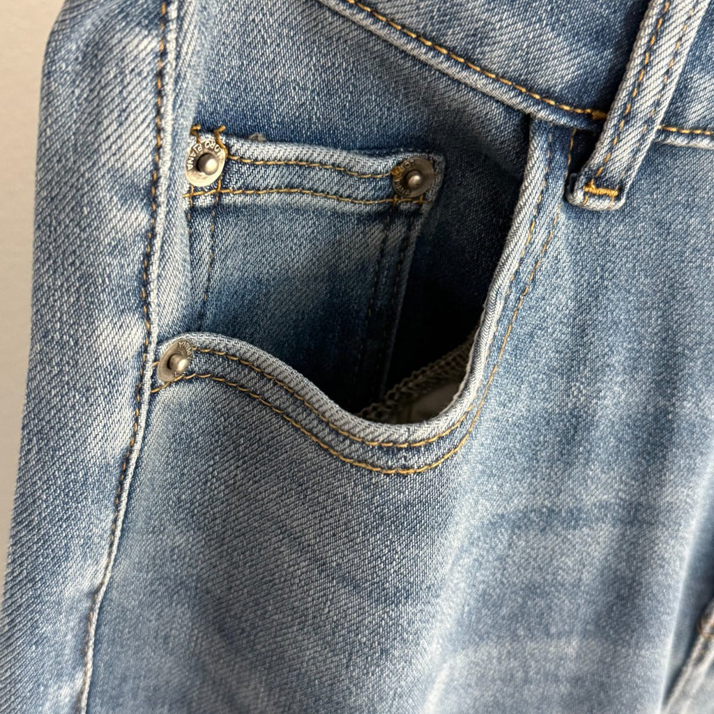 LP HIGH-WAISTED DENIM PANTS STYLE 15