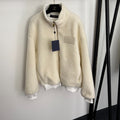 LOUIS VUITTON LV 25S STAND-COLLAR JACKET WITH SHEARLING LINING 0157