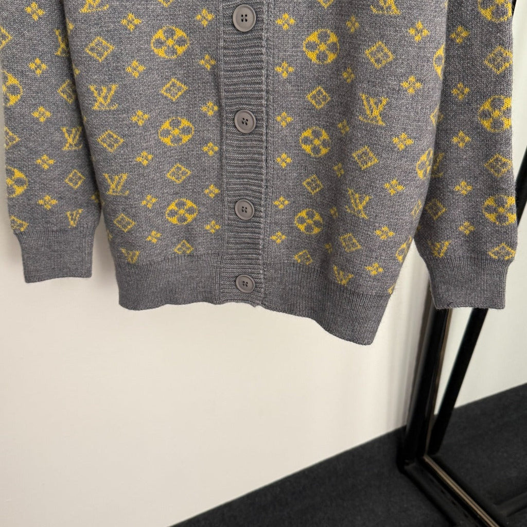 LOUIS VUITTON LV 25S WOOL CARDIGAN 0031