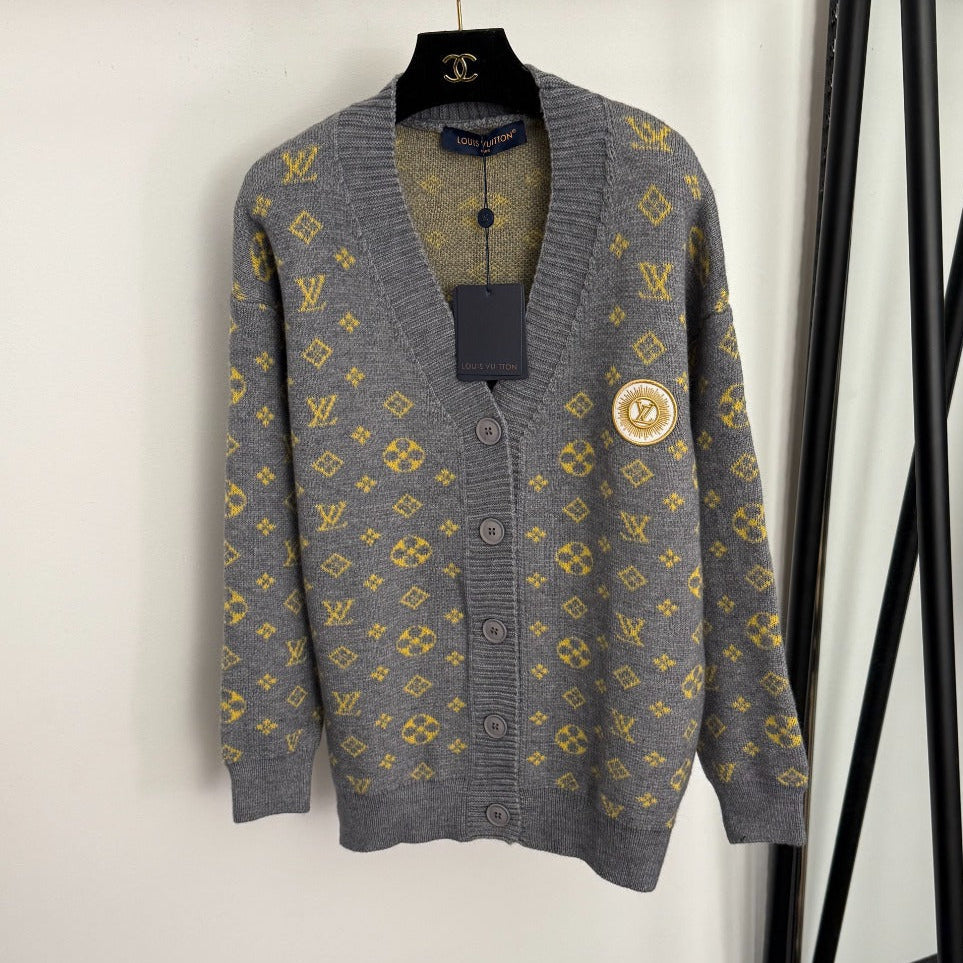 LOUIS VUITTON LV 25S WOOL CARDIGAN 0031