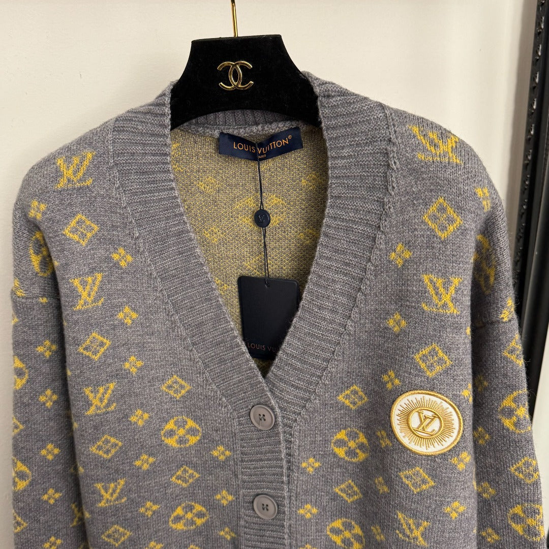 LOUIS VUITTON LV 25S WOOL CARDIGAN 0031
