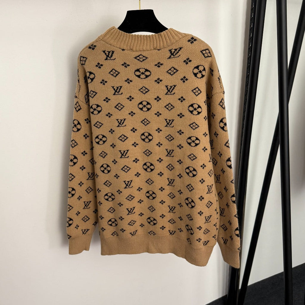 LOUIS VUITTON LV 25S WOOL CARDIGAN 0030