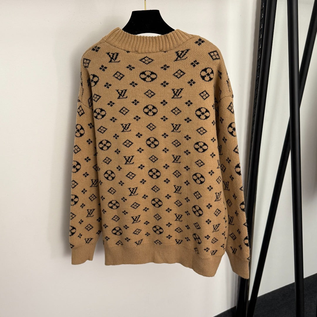 LOUIS VUITTON LV 25S WOOL CARDIGAN 0030