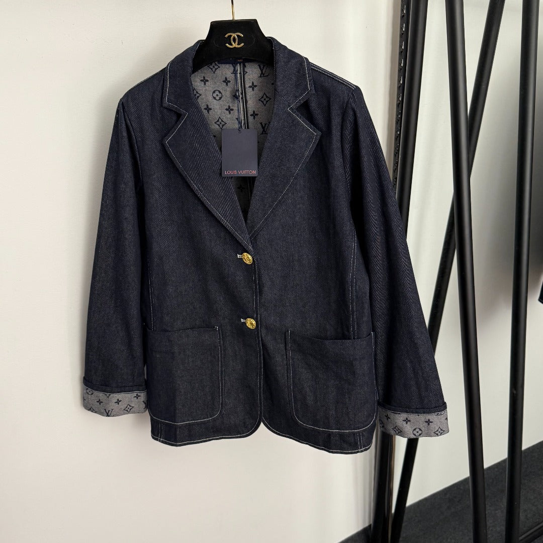 LOUIS VUITTON LV 25S DENIM JACKET 0013