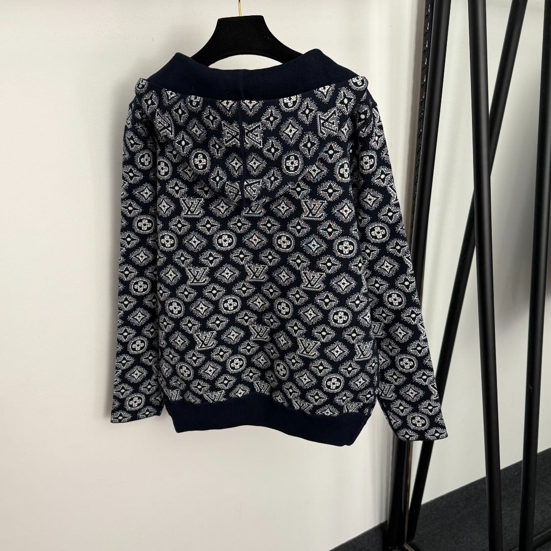 LOUIS VUITTON LV 25S REVERSEIBLE CARDIGAN 0050