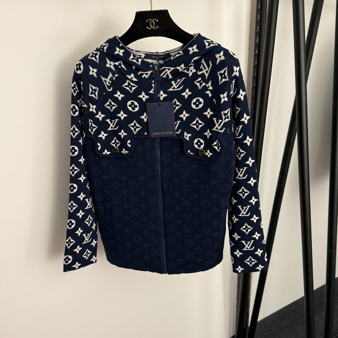 LOUIS VUITTON LV 25S WOOL CARDIGAN 0035