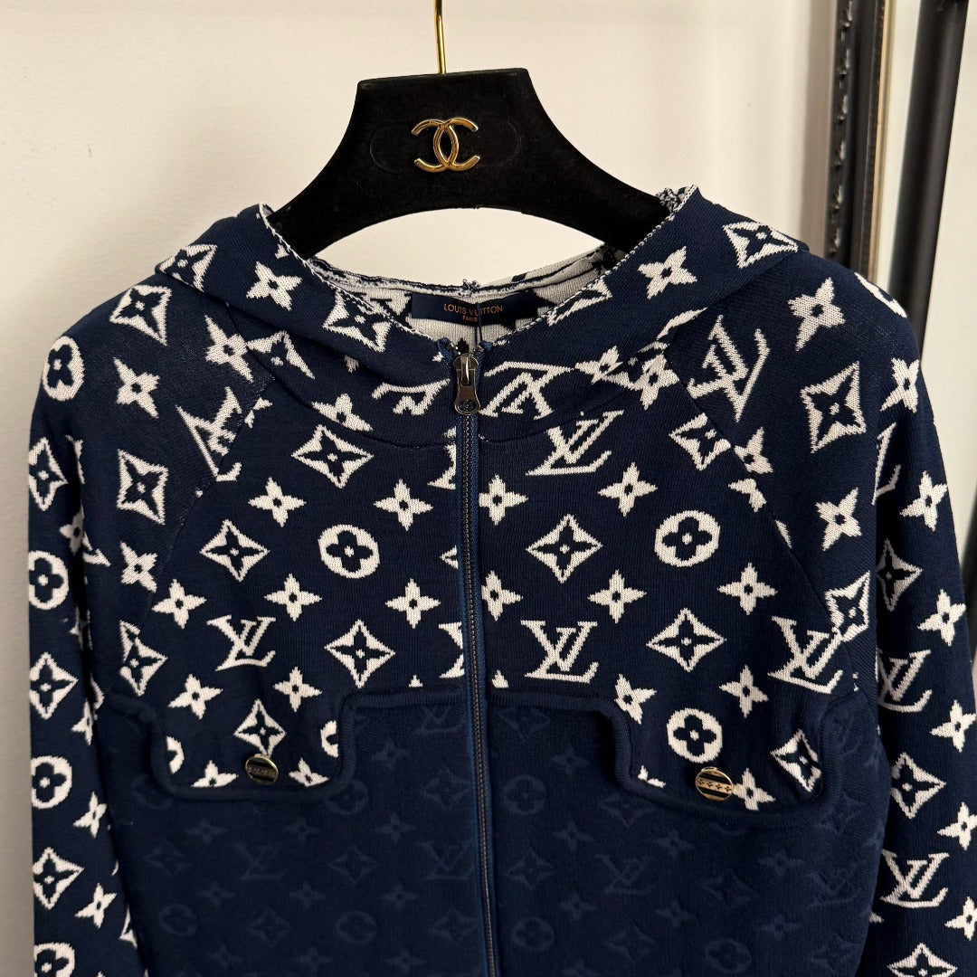 LOUIS VUITTON LV 25S WOOL CARDIGAN 0035