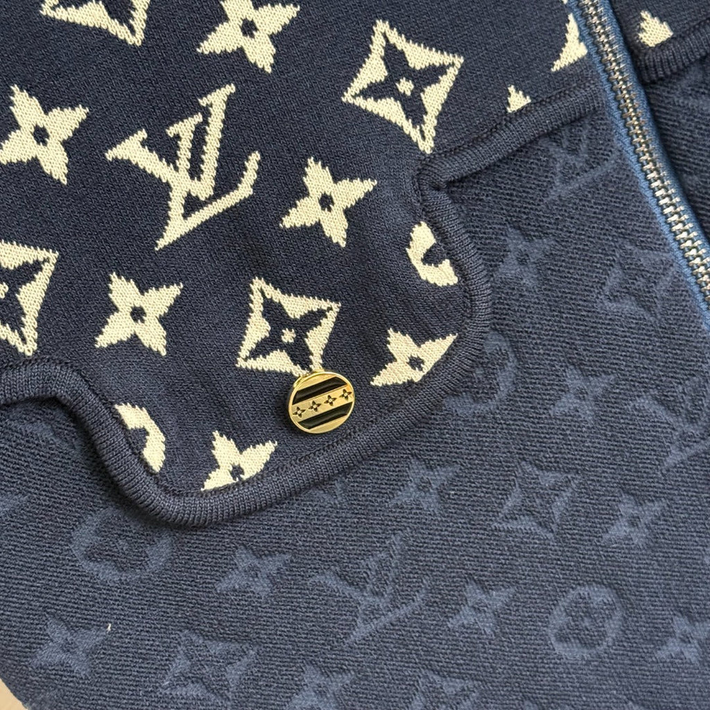LOUIS VUITTON LV 25S WOOL CARDIGAN 0035