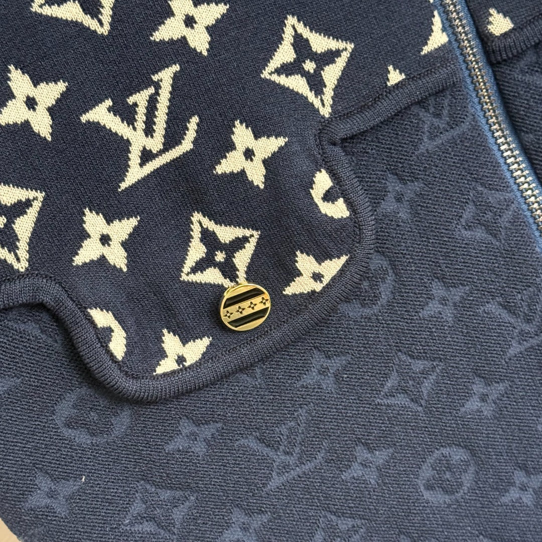 LOUIS VUITTON LV 25S WOOL CARDIGAN 0035