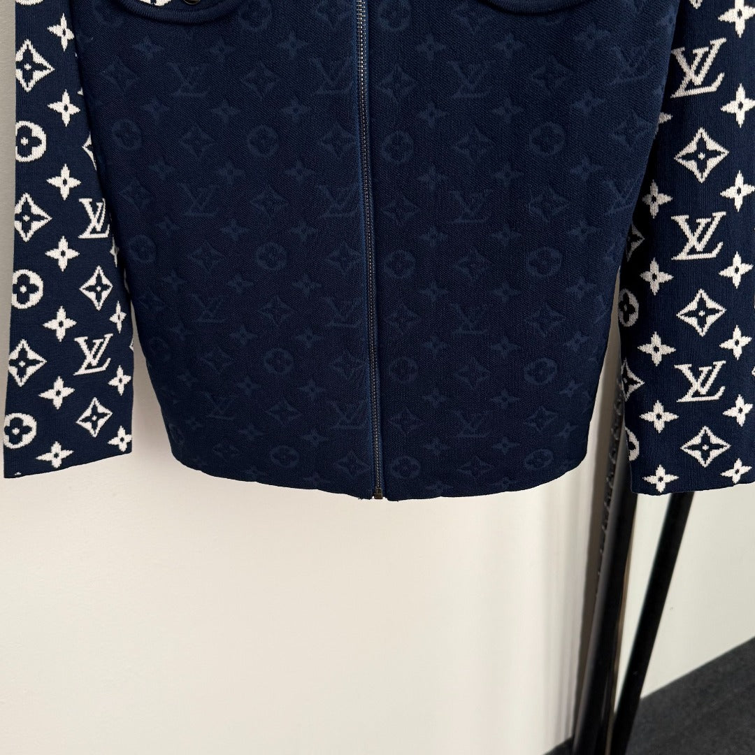 LOUIS VUITTON LV 25S WOOL CARDIGAN 0035