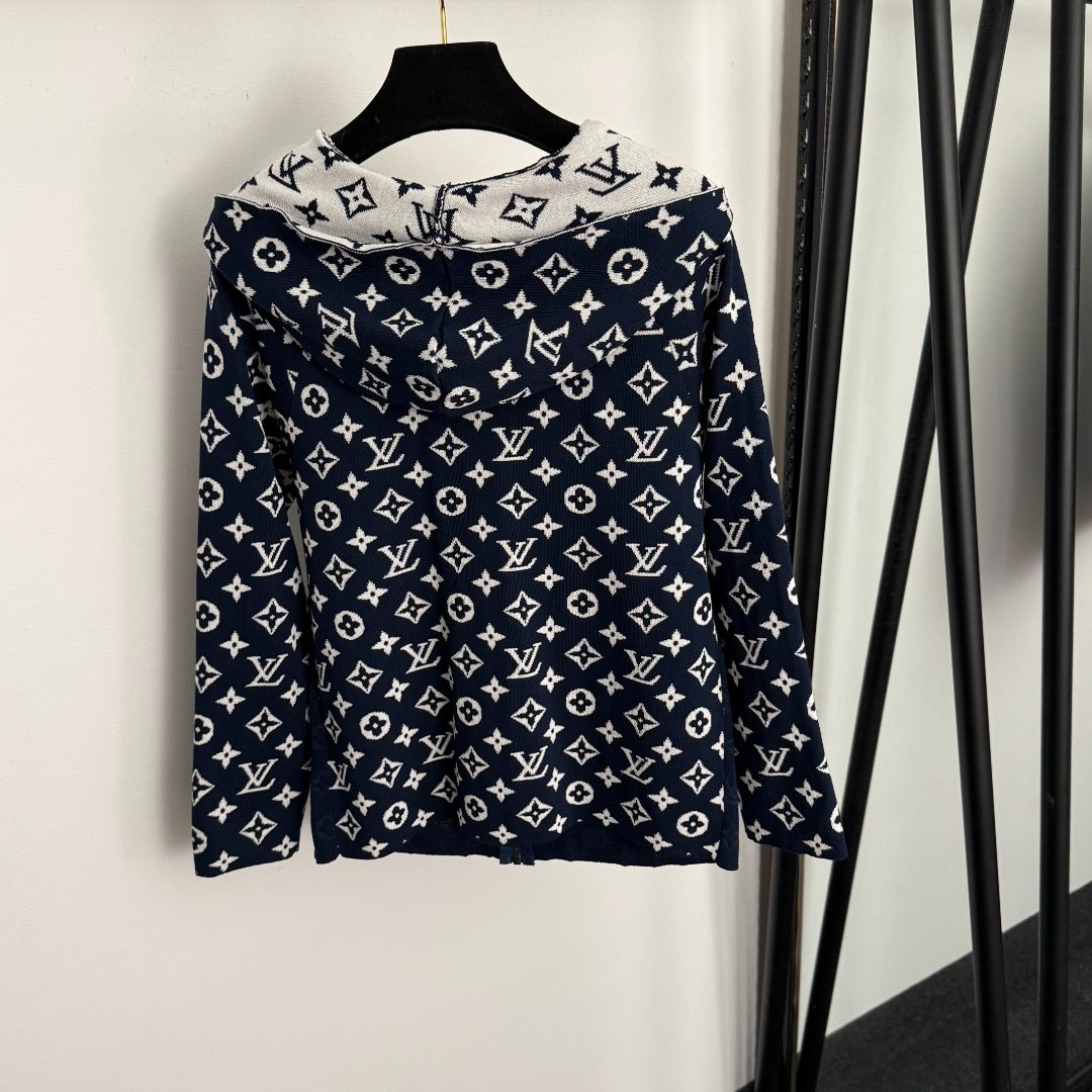 LOUIS VUITTON LV 25S WOOL CARDIGAN 0035