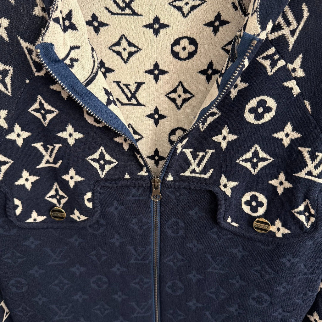 LOUIS VUITTON LV 25S WOOL CARDIGAN 0035