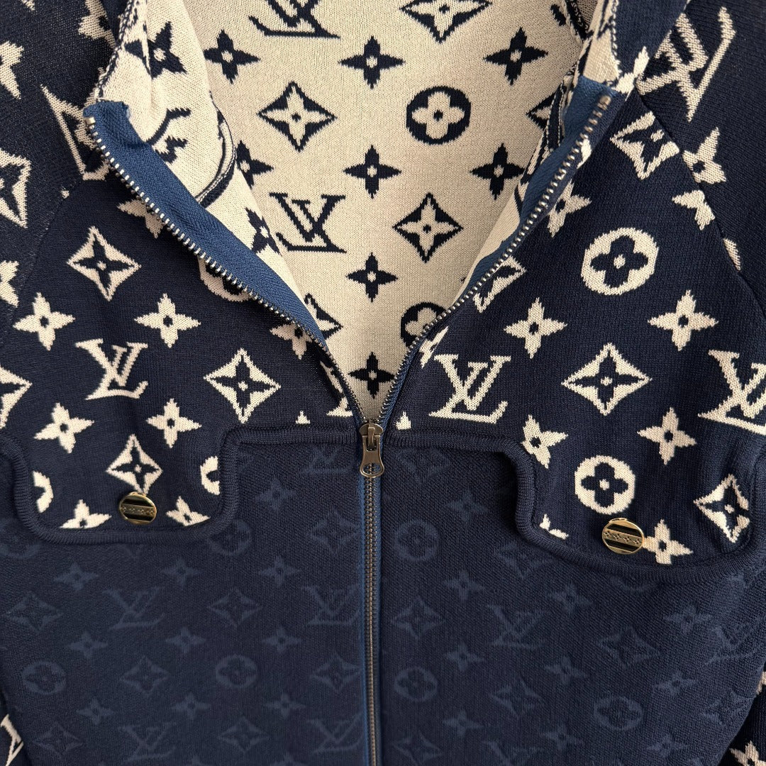 LOUIS VUITTON LV 25S WOOL CARDIGAN 0035