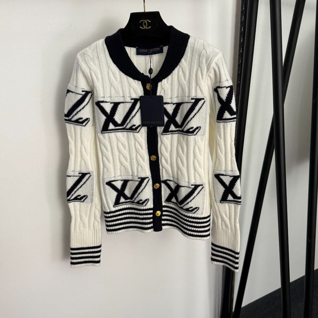 LOUIS VUITTON LV 25S KNITTED CARDIGAN 0151