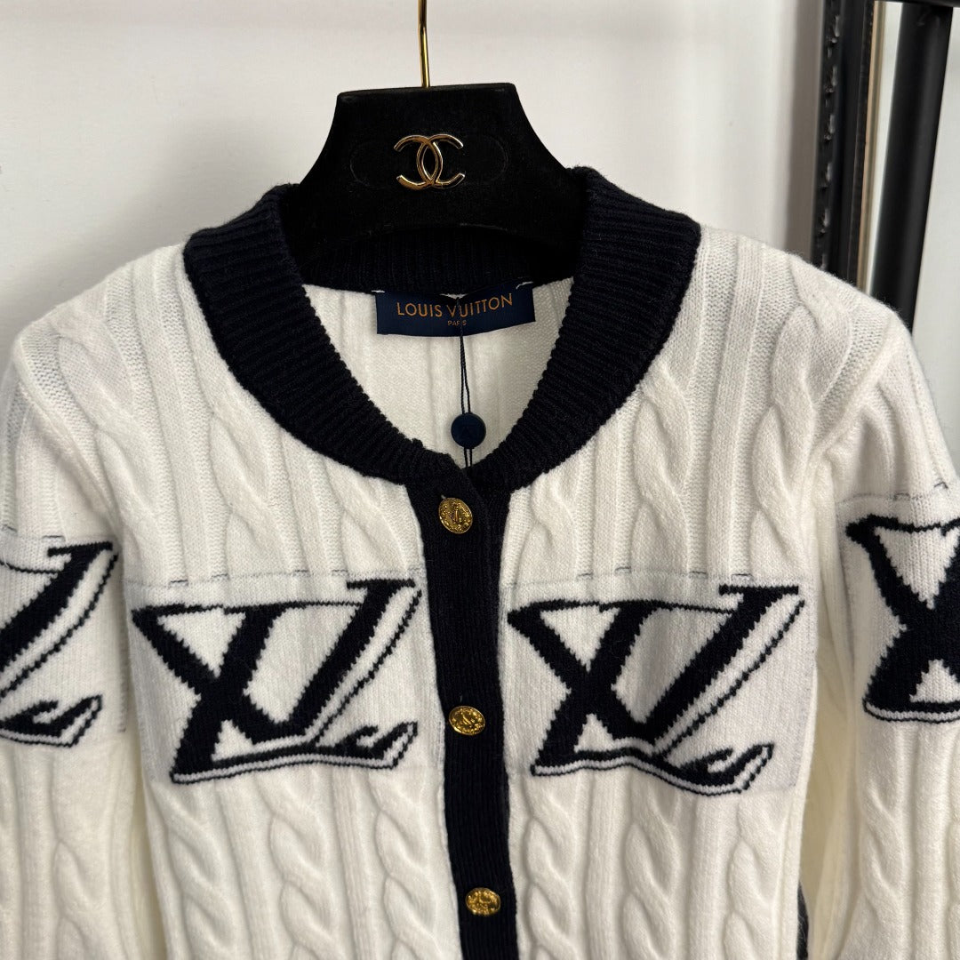 LOUIS VUITTON LV 25S KNITTED CARDIGAN 0151