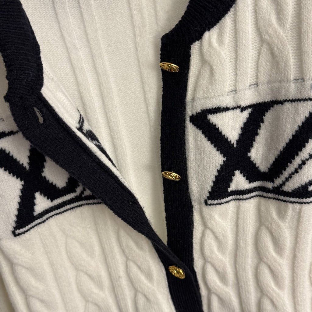 LOUIS VUITTON LV 25S KNITTED CARDIGAN 0151