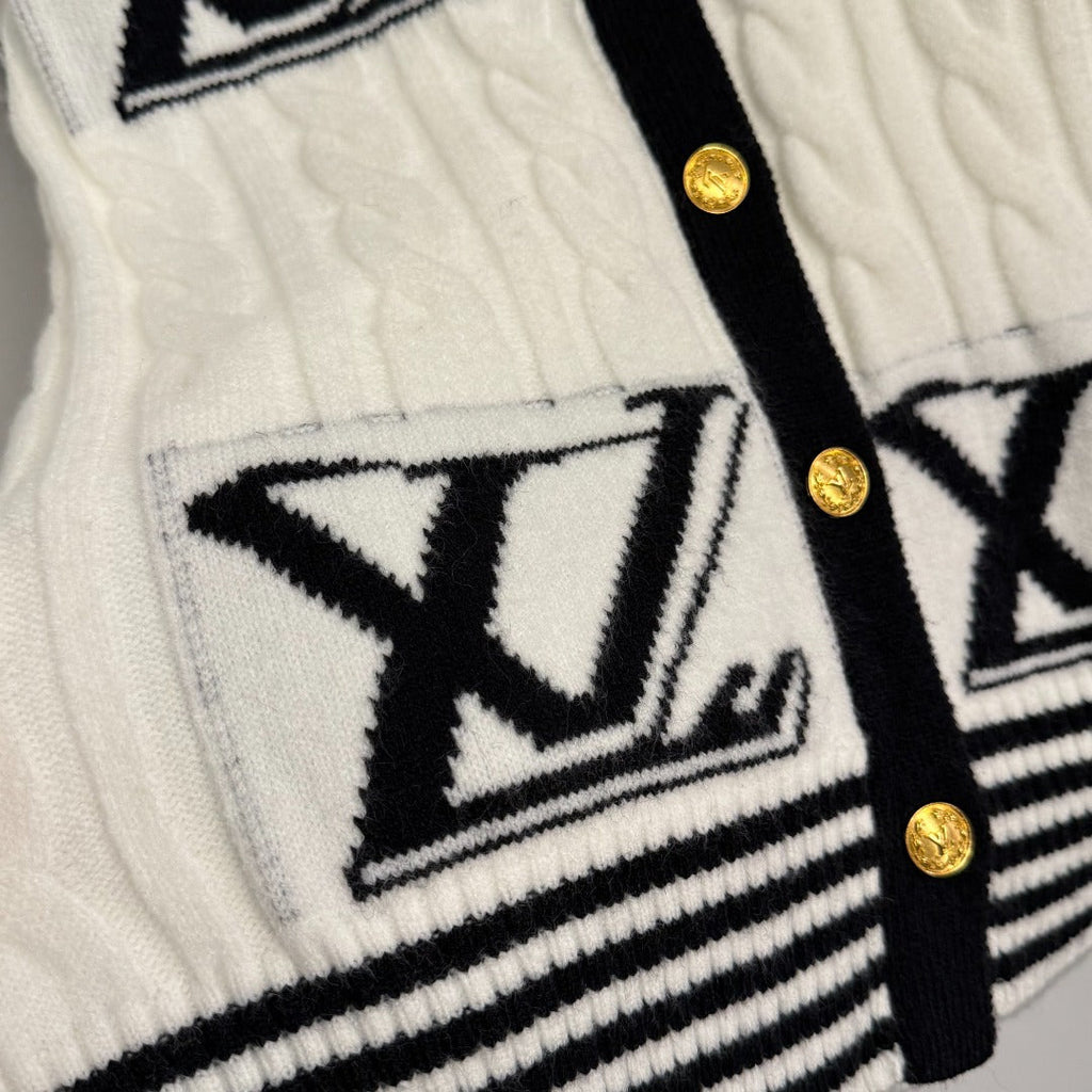 LOUIS VUITTON LV 25S KNITTED CARDIGAN 0151