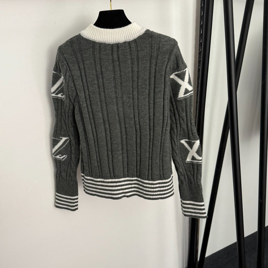 LOUIS VUITTON LV 25S KNITTED CARDIGAN 0152
