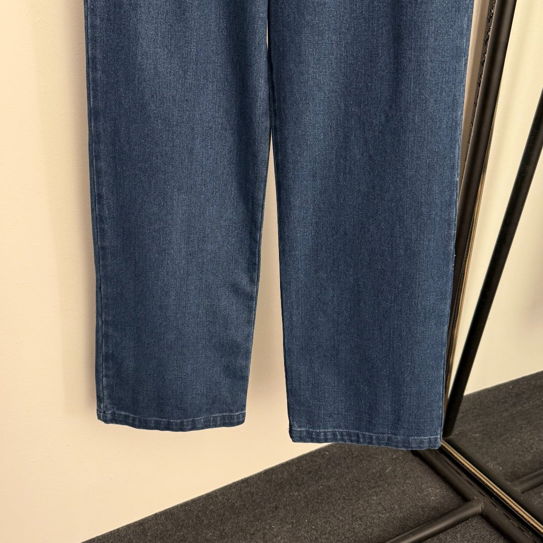 PRADA 25S HIGH‑WAIST STRAIGHT LEG JEANS 235