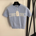 DIOR 25S SHORT-SLEEVE SWEATER 654