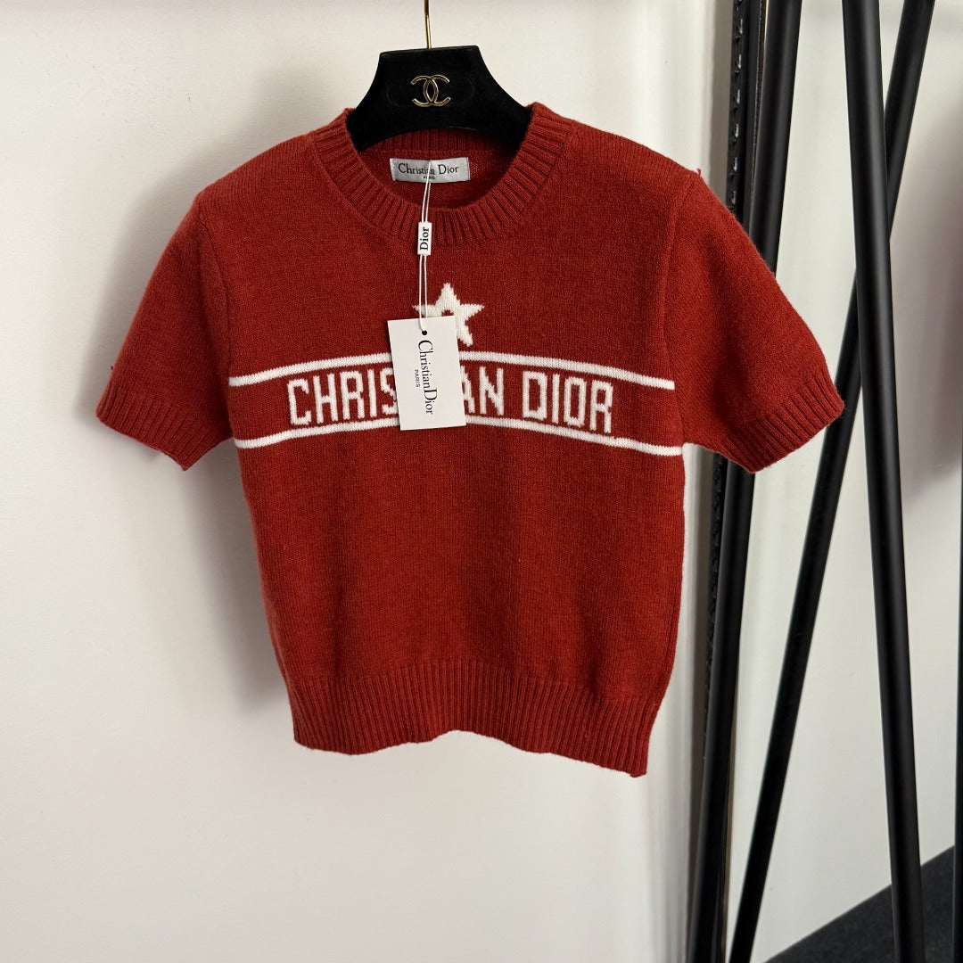 DIOR 25S SHORT-SLEEVE SWEATER 650