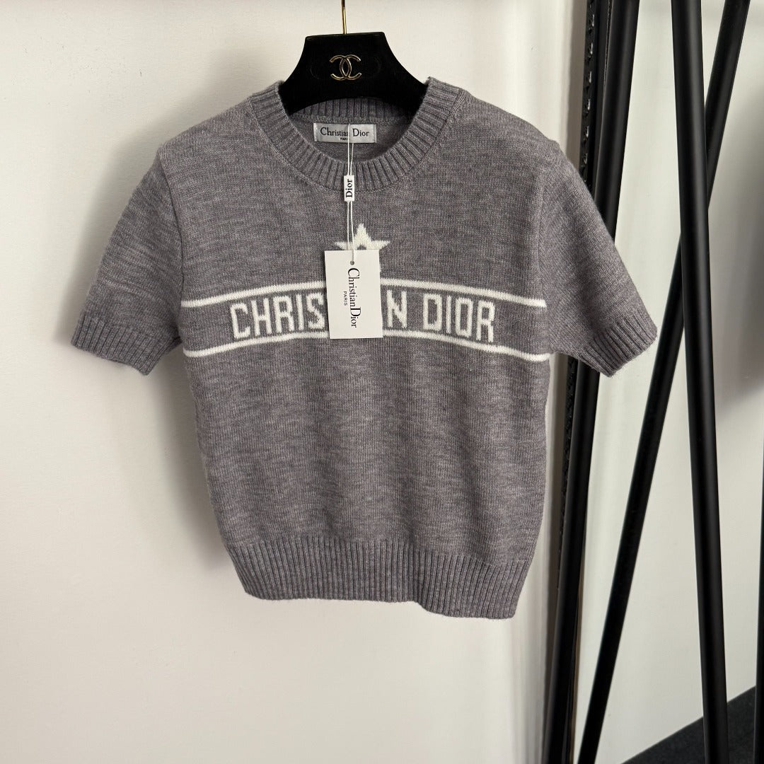 DIOR 25S SHORT-SLEEVE SWEATER 652