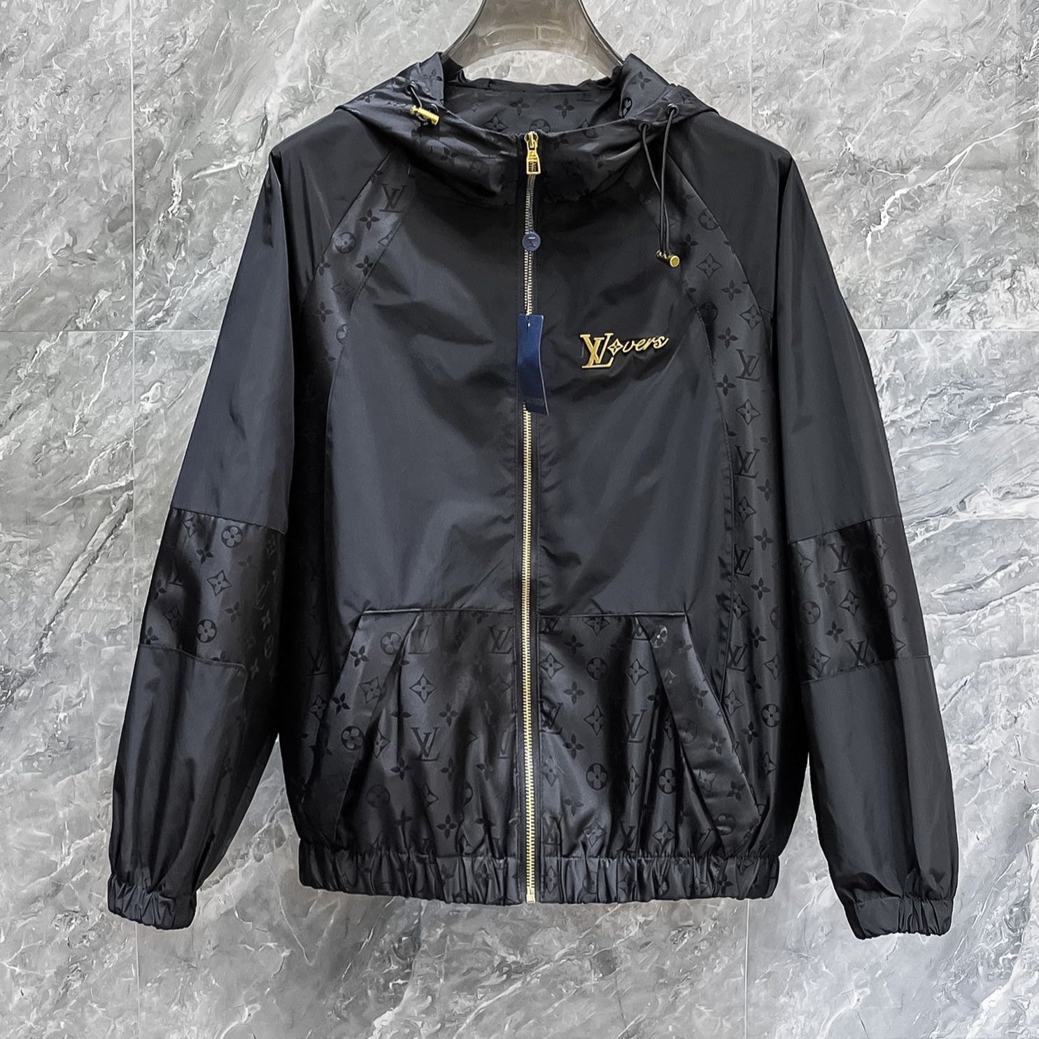 LOUIS VUITTON LV BLACK MONOGRAM JACKET 239559