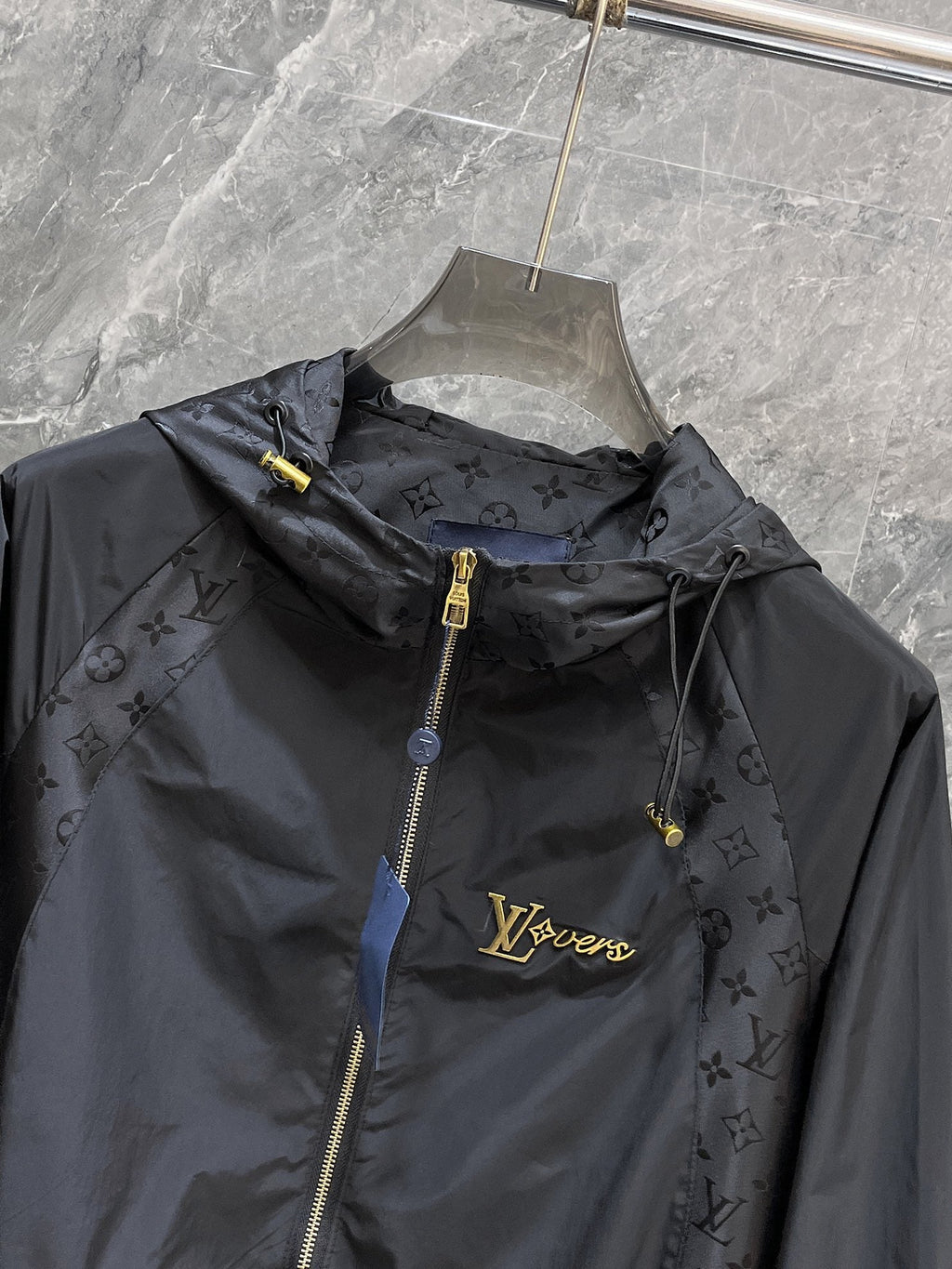 LOUIS VUITTON LV BLACK MONOGRAM JACKET 239559