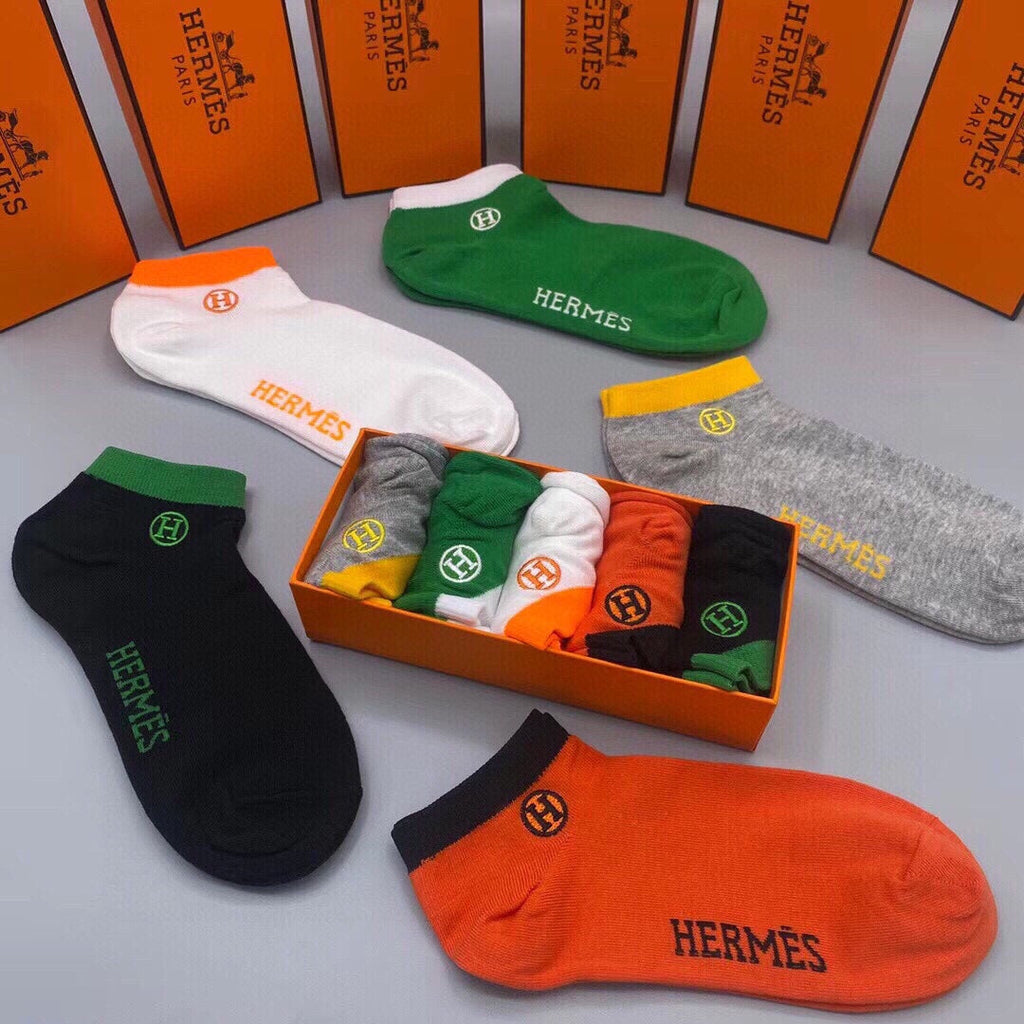 HERMES FLAT SOCKS 128214 (1 BOX)